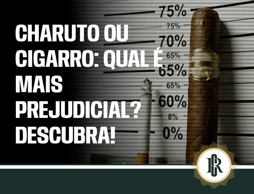 Comparativo entre charuto e cigarro prejudicialidade