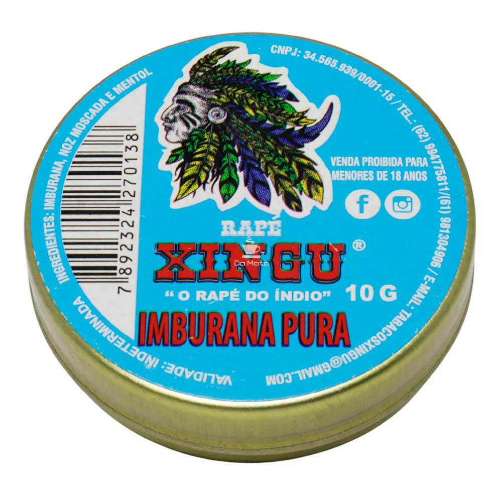 Caixa de Rapé Xingu Imburana Pura