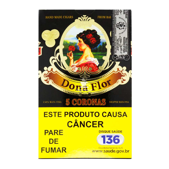Caixa de Charutos Dona Flor Corona Mata Fina C/5