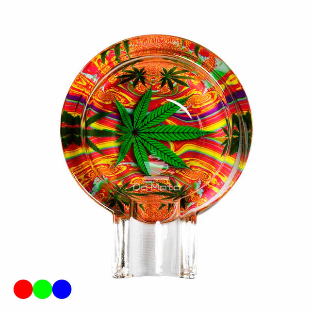 Cinzeiro de Vidro Redondo p/ Charuto