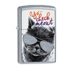 Zippo Gato com óculos