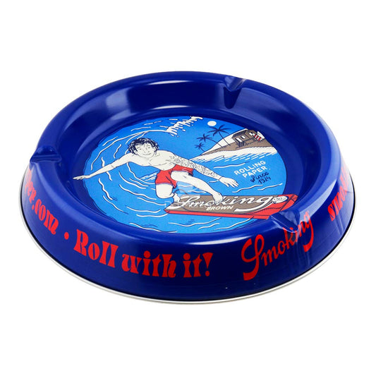 Caixa de Cinzeiro Metal Smoking Surf