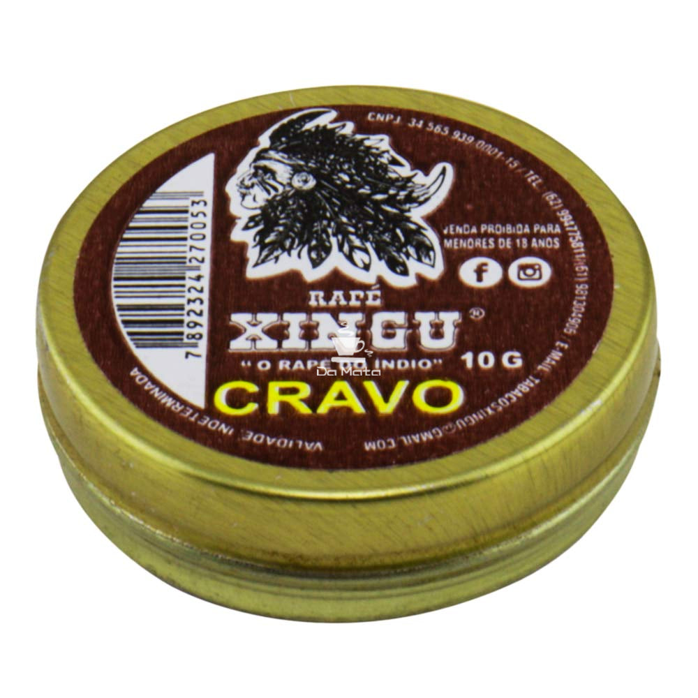 Caixa de Rapé Xingu Cravo