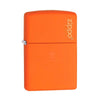 Zippo Navy Matte Laranja