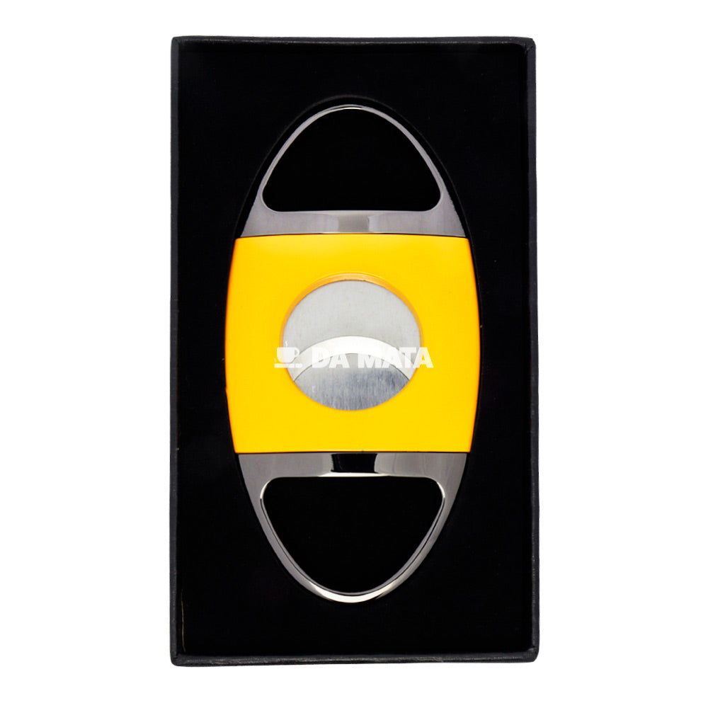 Cortador de Charutos Metal Amarelo