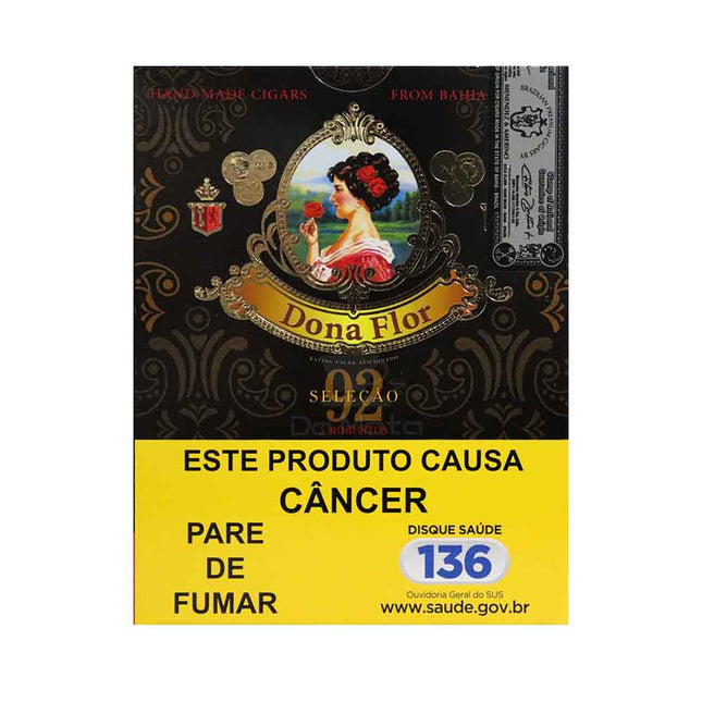 Petaca c/ 5 Charuto Dona Flor Seleção