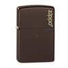 Isqueiro Zippo 49180ZL Marrom Logo