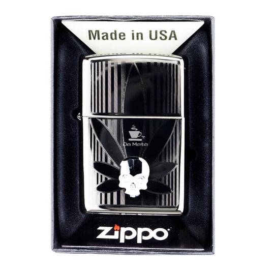 Isqueiro Zippo Cannabis Crystal Skull 48773