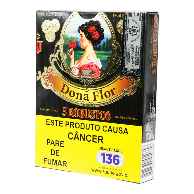 Caixa de Charuto Dona Flor 5 Robusto Mata Fina