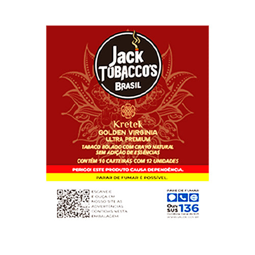 Caixa de Jack Tobacco´s Kretek