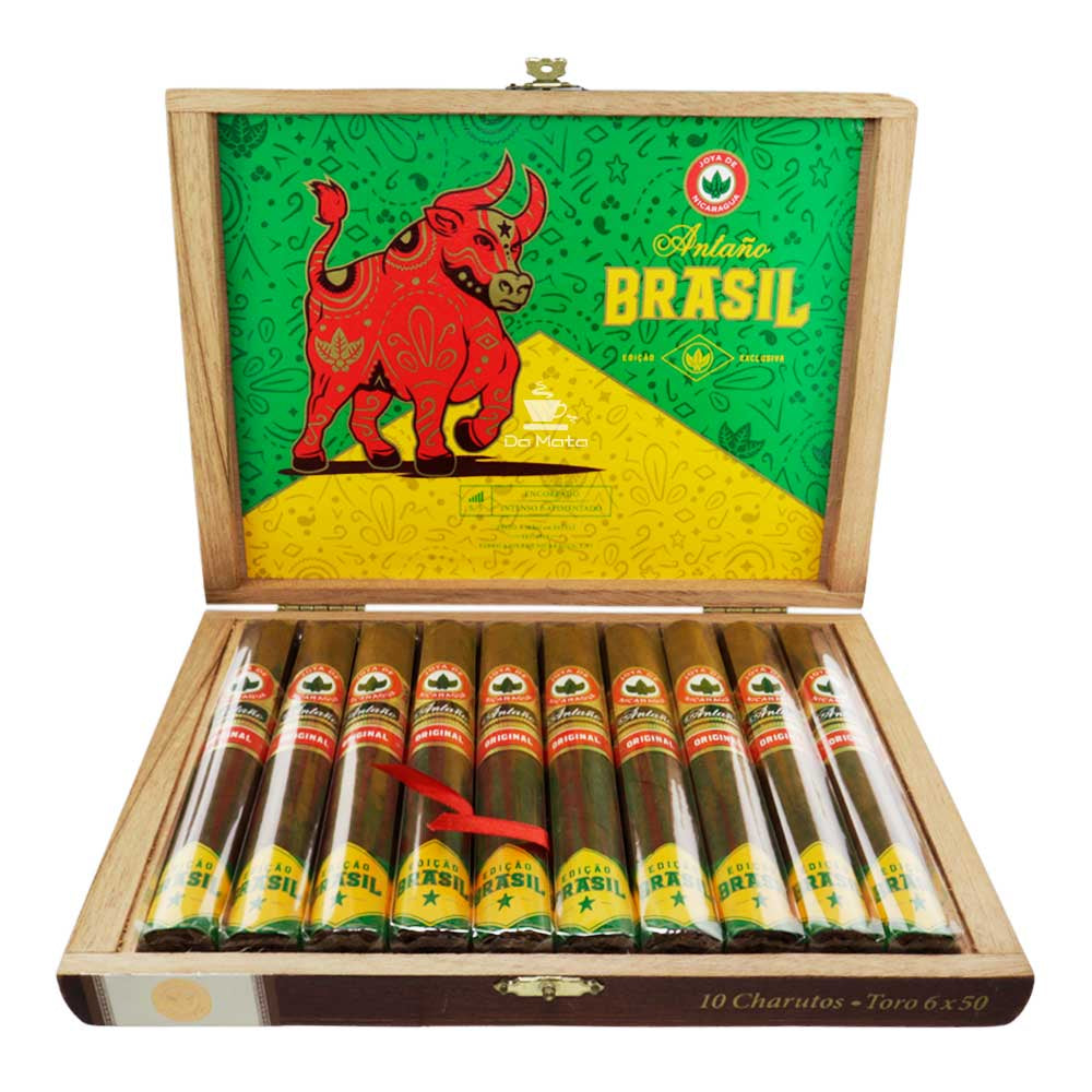 Caixa de Charuto Joya de Nicarágua Antaño Brasil Toro