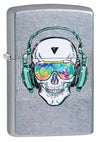 Zippo Caveira com Fone