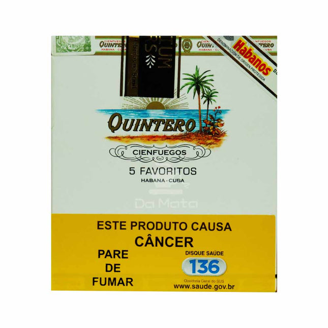 Petaca Quintero CienFuegos c/ 5 Charutos