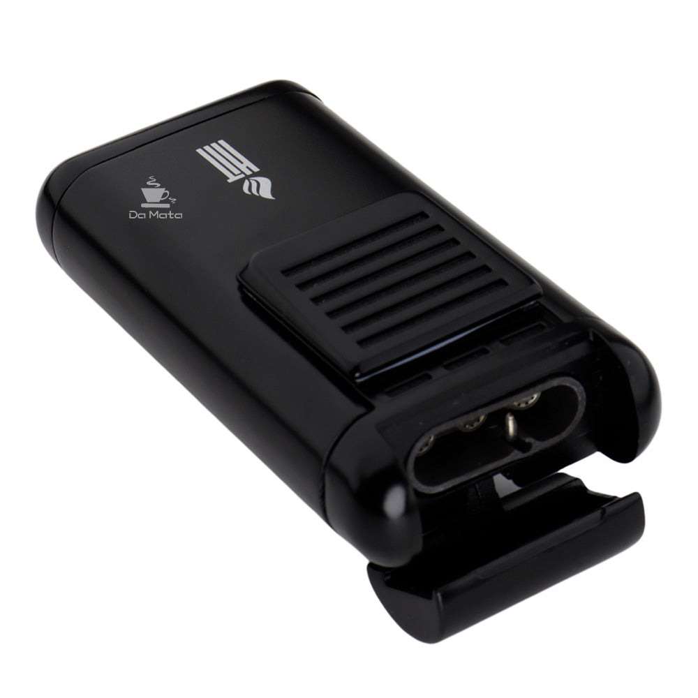 Maçarico Premium Metal Hit Triple Flame Black