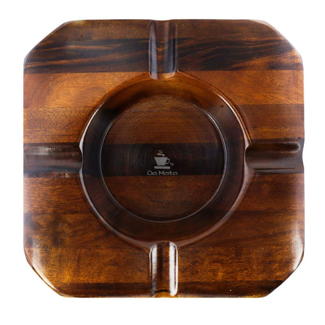 Cinzeiro de Madeira Para Charutos Quadrado