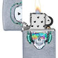 Zippo Caveira com Fone