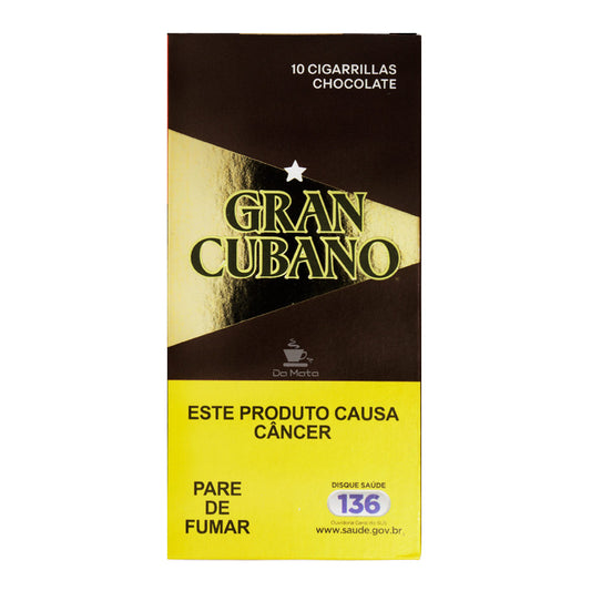 Caixa de Cigarrilha Gran Cubano Chocolate C/ Piteira