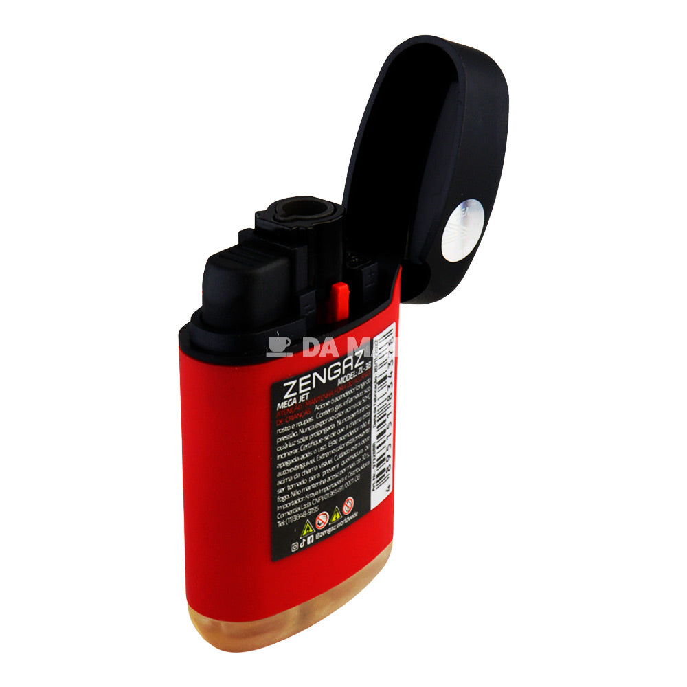 Caixa de Maçarico Zengaz Maxi Jet Emb Bicolor Smoking Zl-3BS