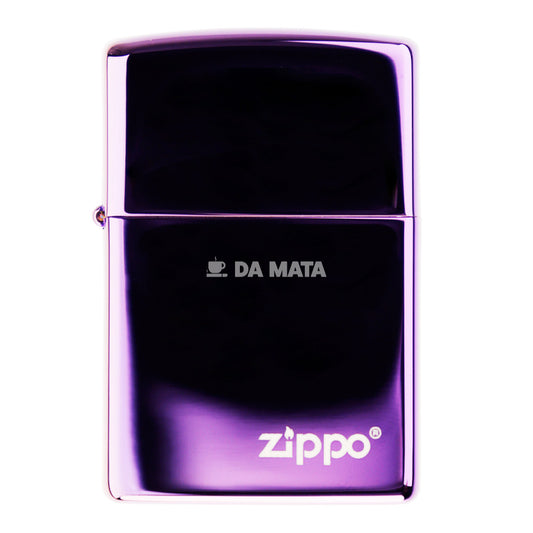 Isqueiro Zippo High Polish Puerple Logo 24747ZL