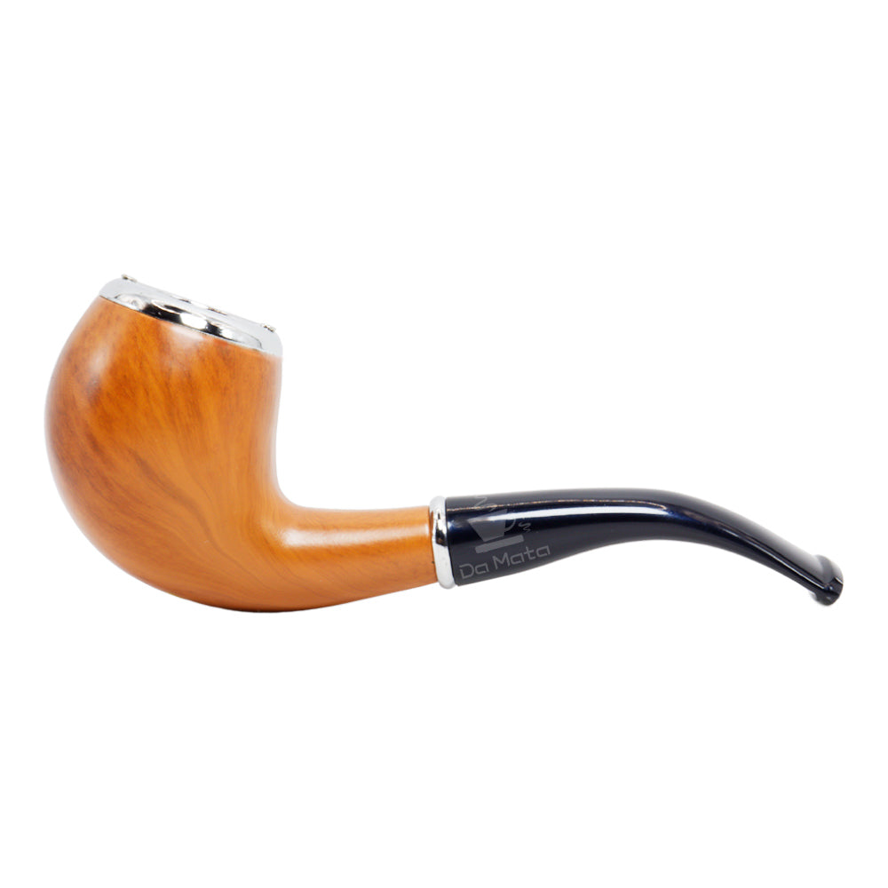 Cachimbo de Acrílico Curvo Marrom Claro