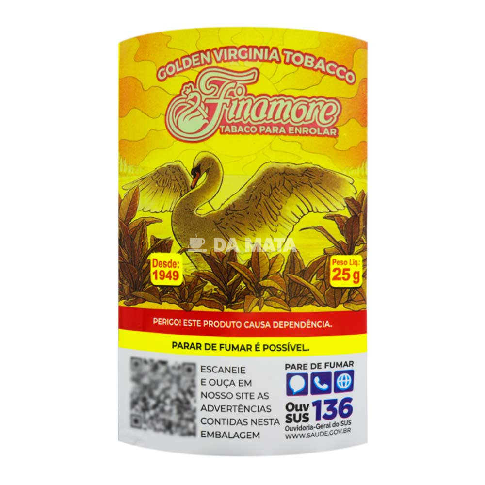 Caixa de Tabaco Finamore Golden Virgínia C/6