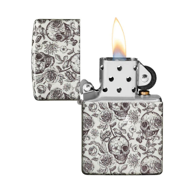 Isqueiro Zippo 49458 Skeleton Design *Brilha no escuro*