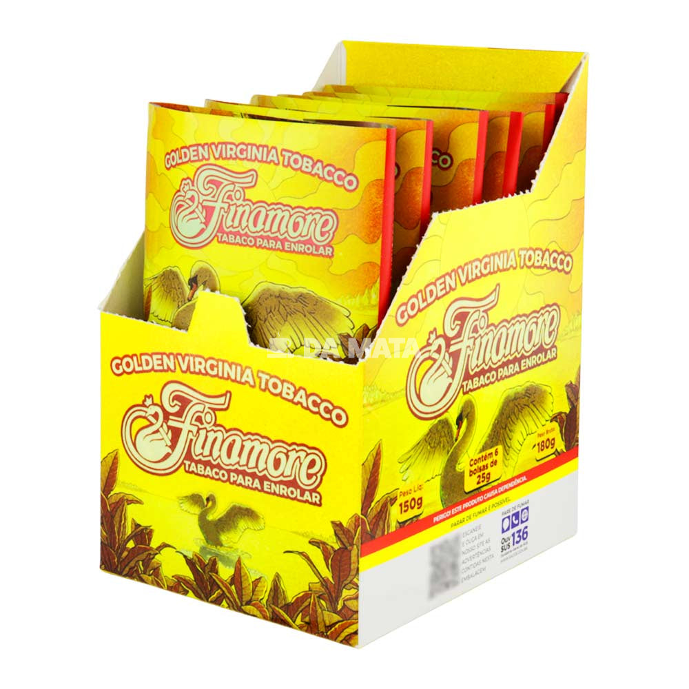 Caixa de Tabaco Finamore Golden Virgínia C/6