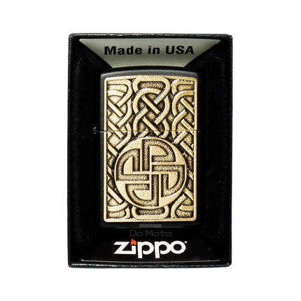 Isqueiro Zippo 49538 Norse Antique Brass Emblem