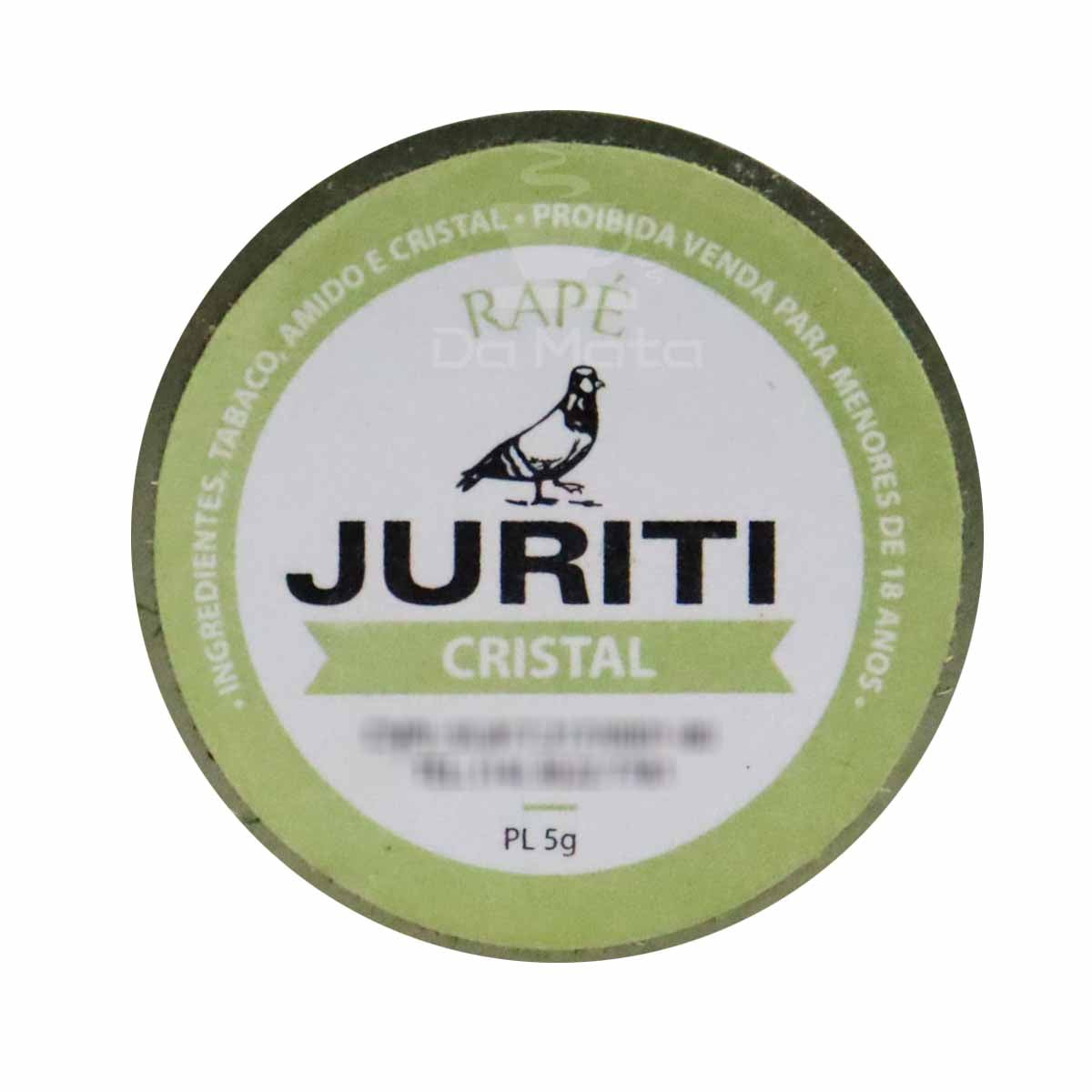 Pacote de Rapé Juriti Cristal 20 un.