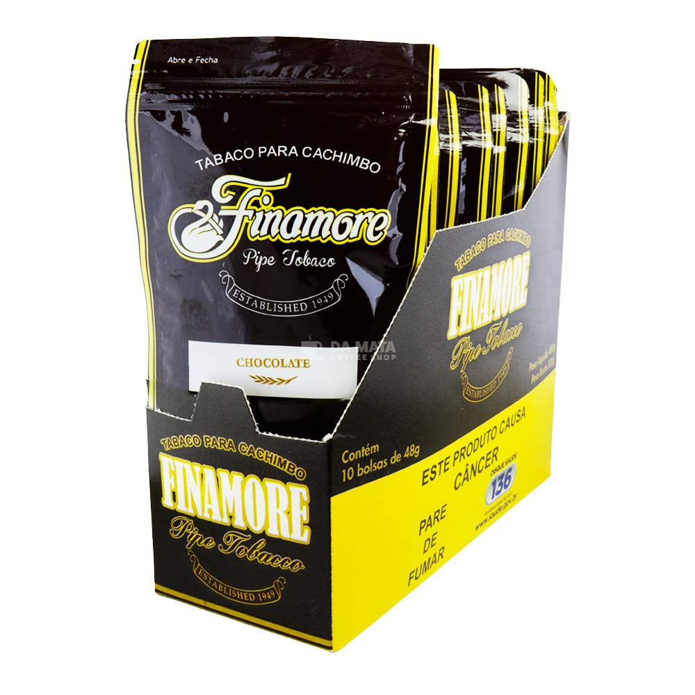 Caixa de Fumo Finamore Para Cachimbo Chocolate
