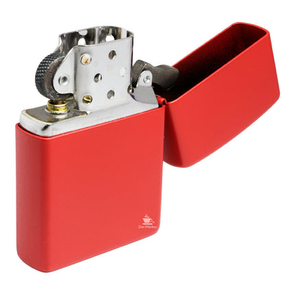 Isqueiro Zippo Kiss Logo With Flames Red Matte 48642