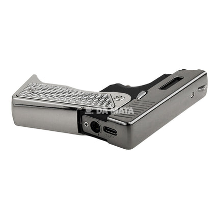 Isqueiro Plasma USB Arco Duplo Design Arma