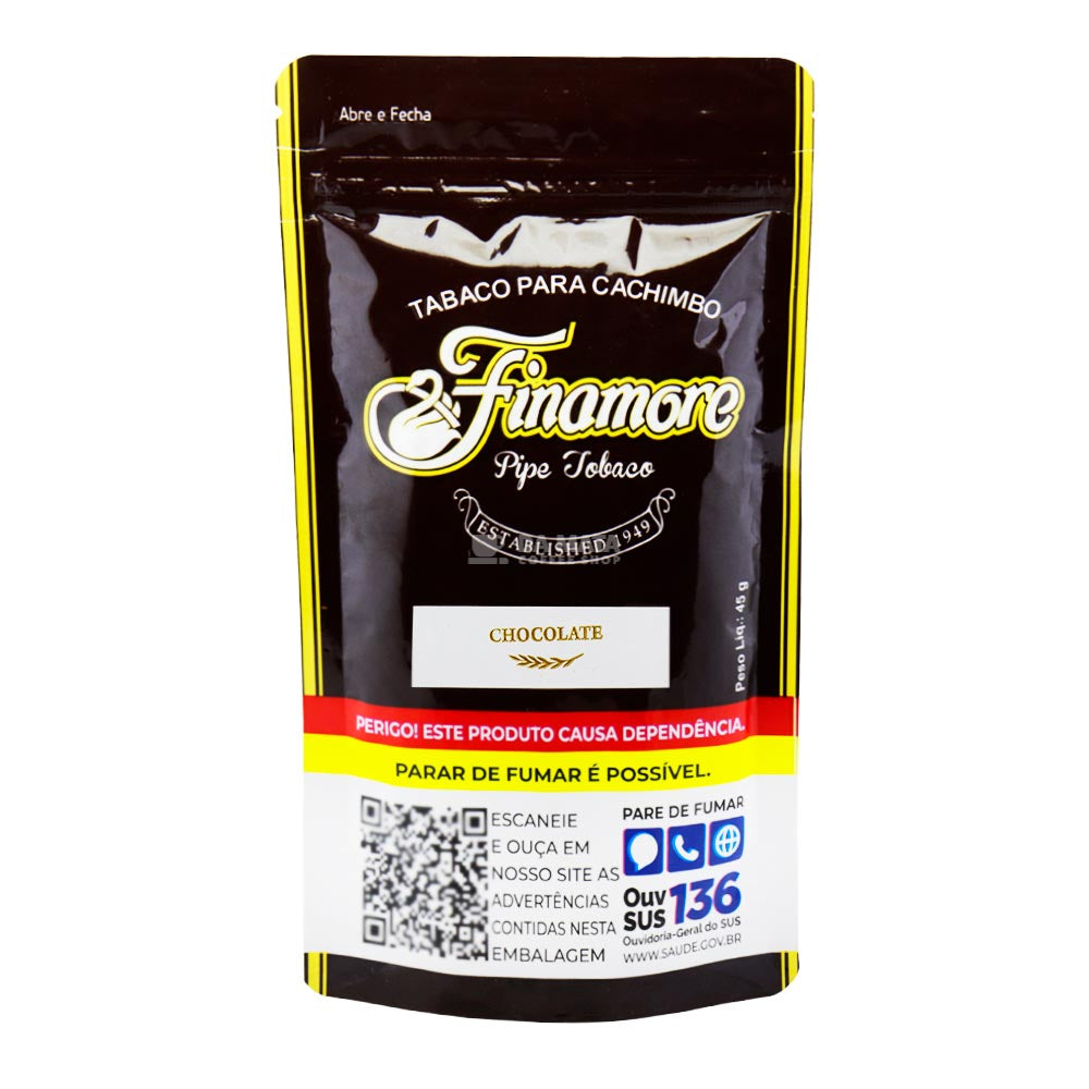 Caixa de Fumo Finamore Para Cachimbo Chocolate