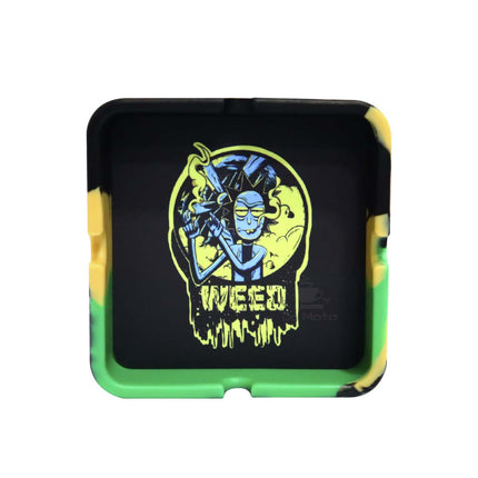 Cinzeiro de Silicone Rick and Morty Weed