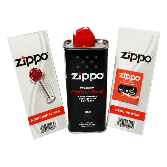 KIT Pedra + Pavio p/ Isqueiro Zippo Original