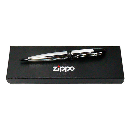 Caneta Esferográfica Zippo Alleghenny -Cinza Claro