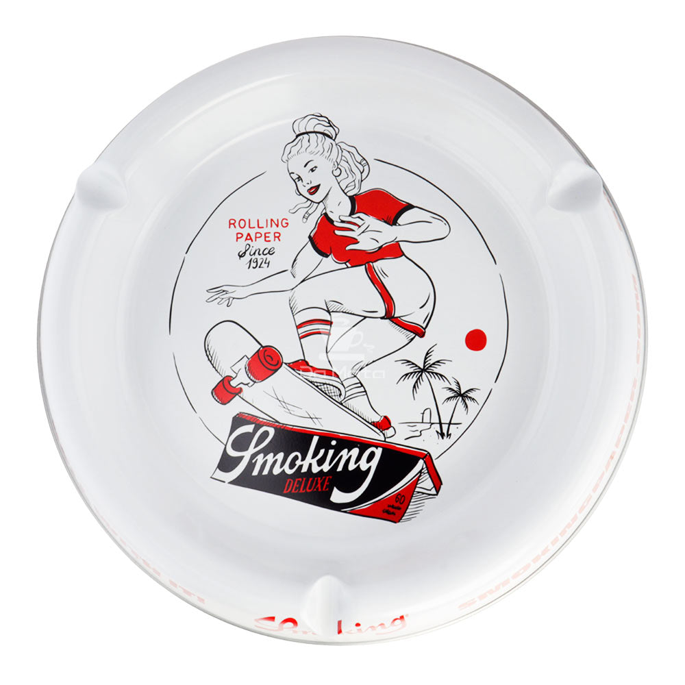 Caixa de Cinzeiro Metal Smoking Skater