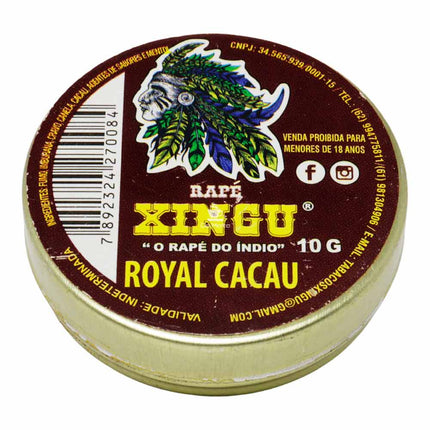 Caixa de Rapé Xingu Royal Cacau