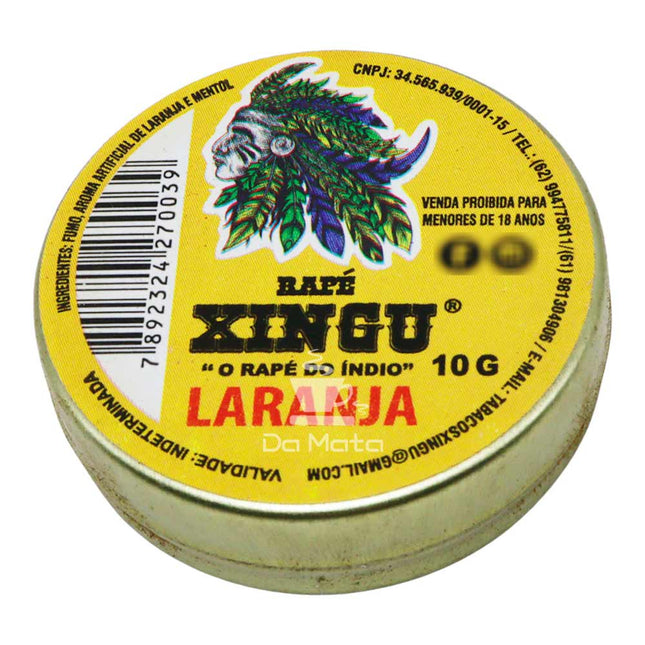 Caixa de Rapé Xingu Laranja