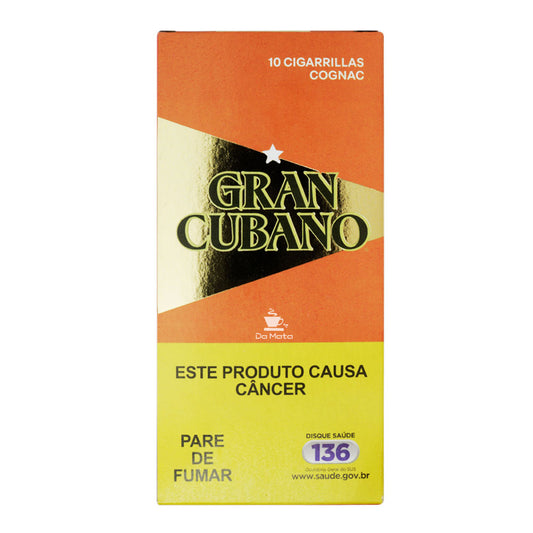 Caixa de Cigarrilha Gran Cubano Cognac C/ Piteira