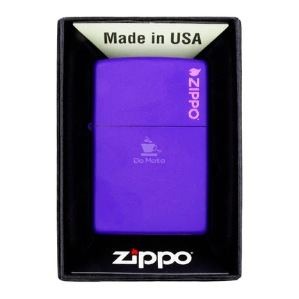 Isqueiro Zippo Navy Matte Roxo