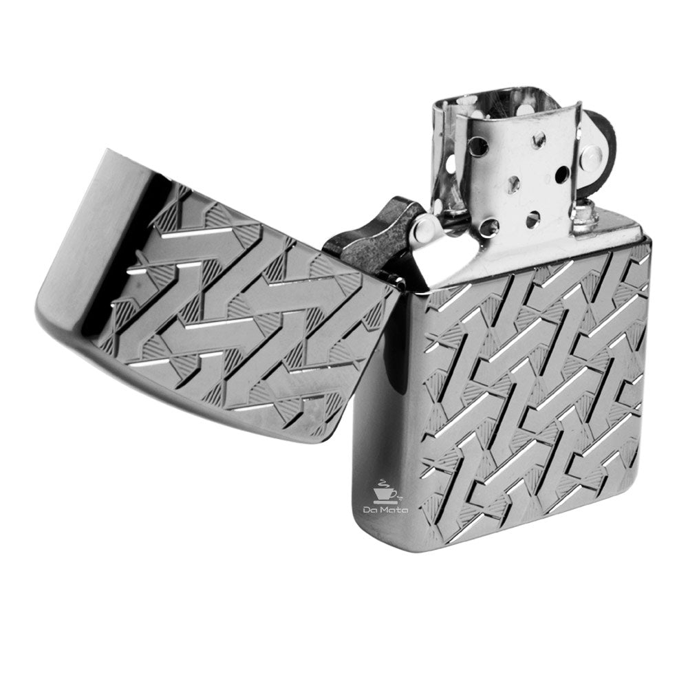 Isqueiro Zippo Armor Geometric Weave Design 49173