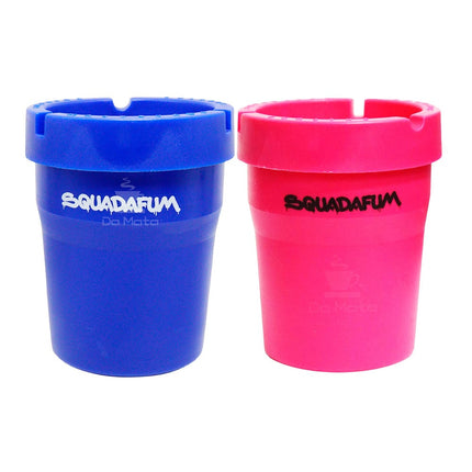 Caixa de Cinzeiro Turn Off Squadafum Pink and Blue