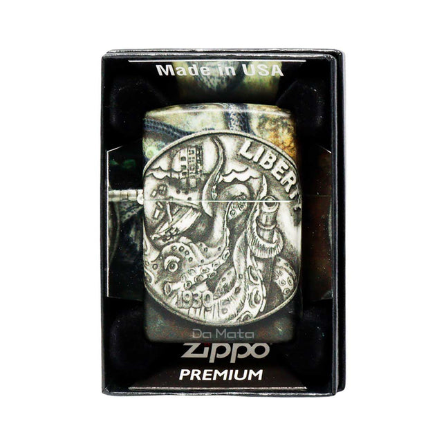 Isqueiro Zippo 49434 Pirate Coin Design
