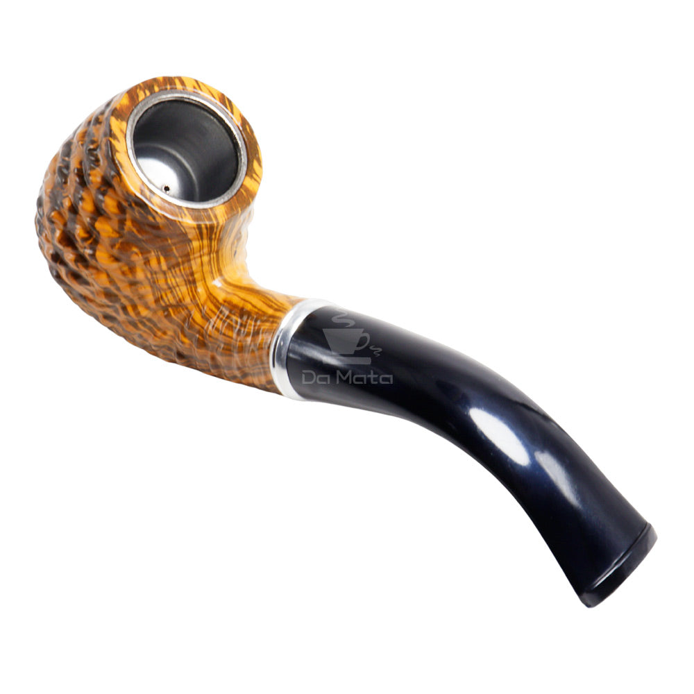 Cachimbo de Acrílico Curvo Marrom