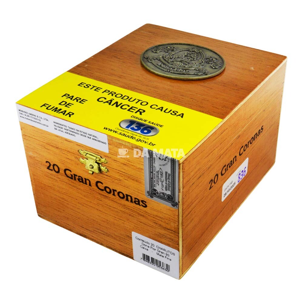 Caixa de Charuto Dona Flor Gran Corona 93