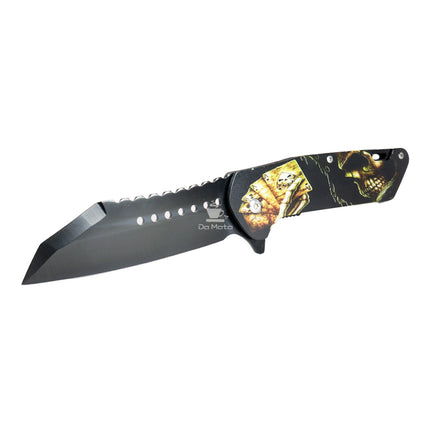 Canivete de Aço Inoxidável Skull