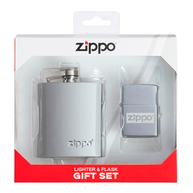 Zippo Flask & Lighter Gift Set - 49358