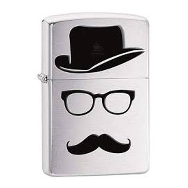 Isqueiro Zippo - Moustache And Hat