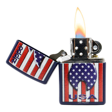Isqueiro Zippo Patriotic Flame Design